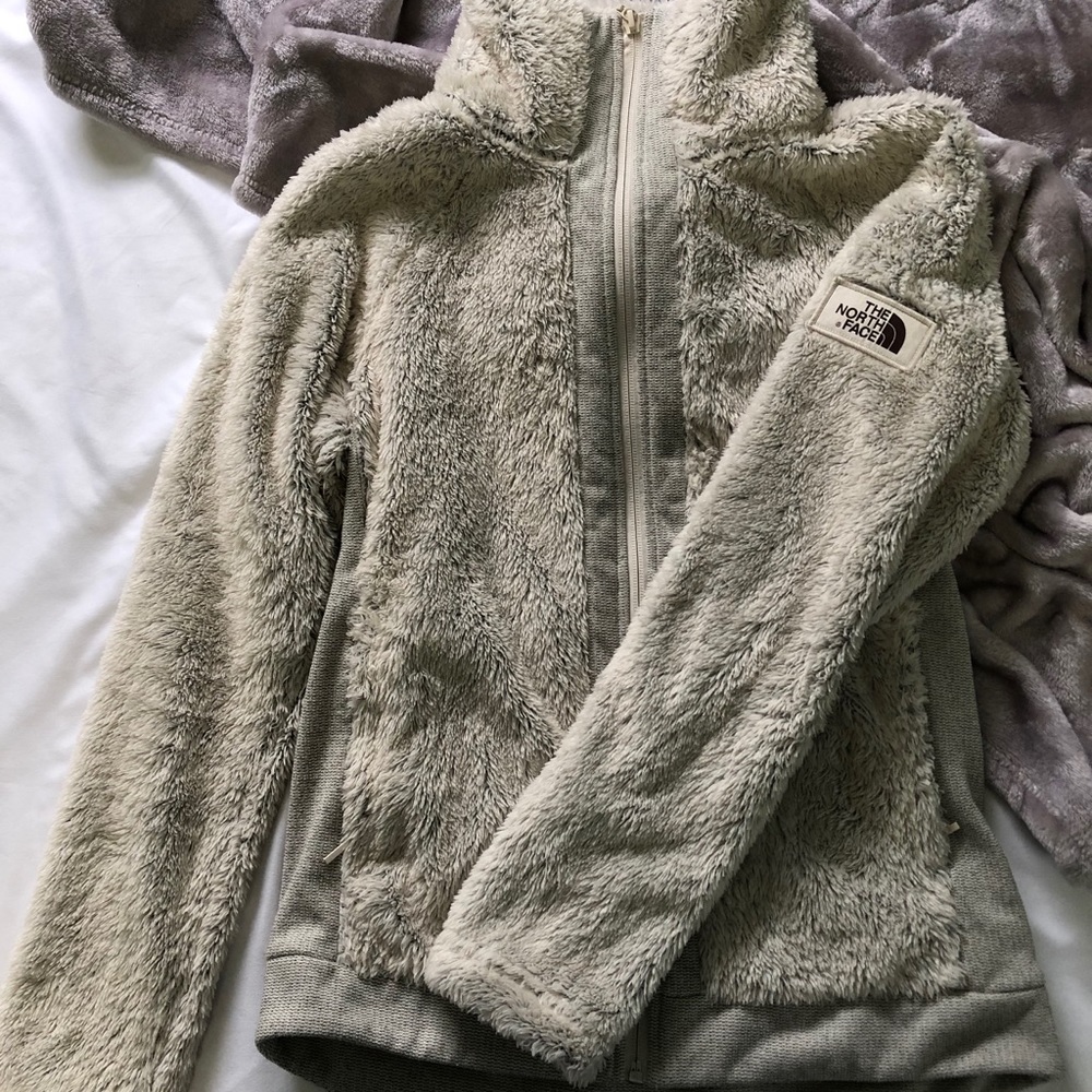North Face | Fluffy Jacket | Ivory/Grey